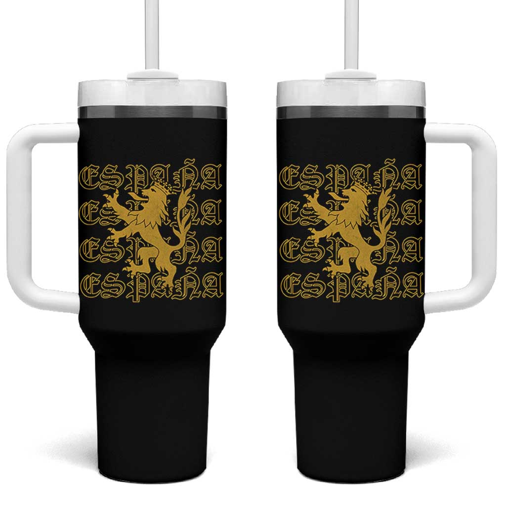 Spain Espana Heraldic Lion Pride Tumbler With Handle