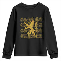 Spain Espana Heraldic Lion Pride Youth Sweatshirt