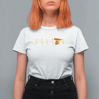 Spain Heartbeat EKG Espana Spanish Flag Map T Shirt For Women