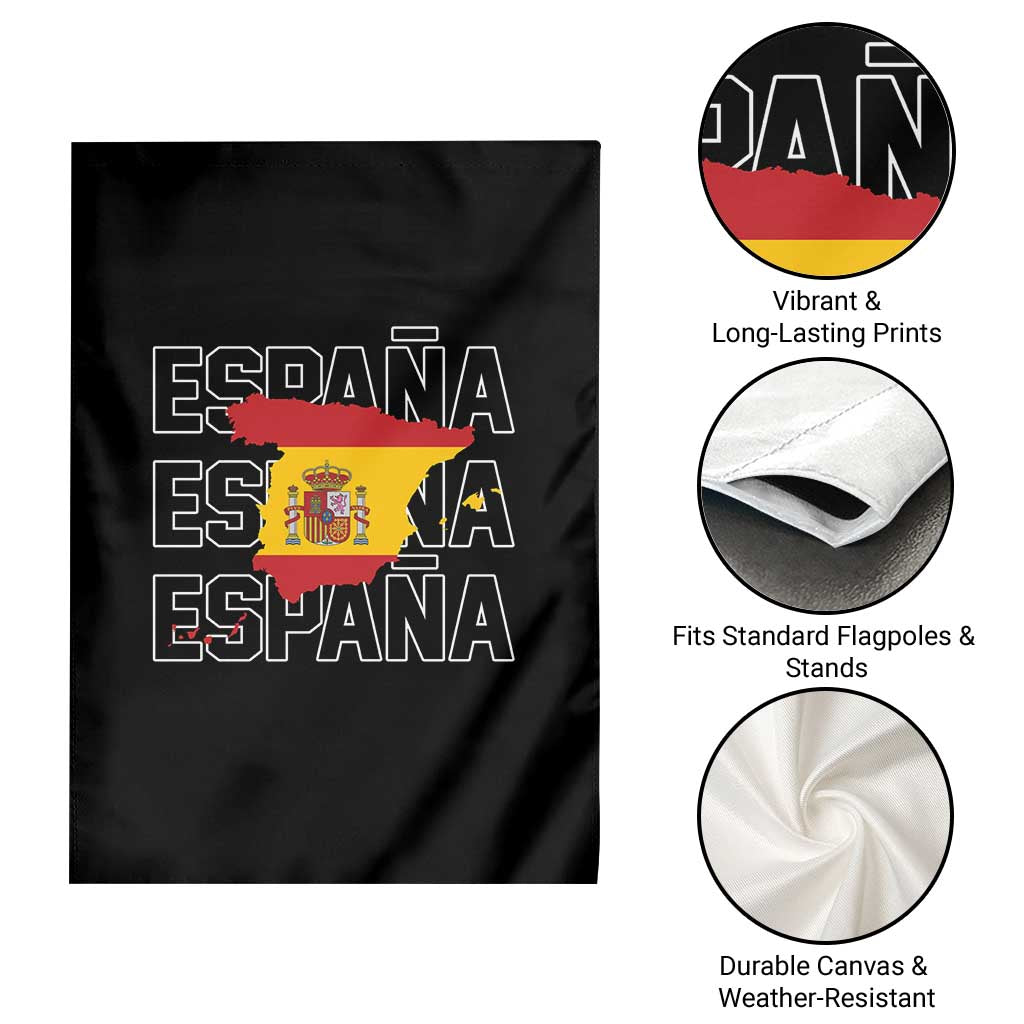 Espana Spain Map Pride Spanish Flag Garden Flag