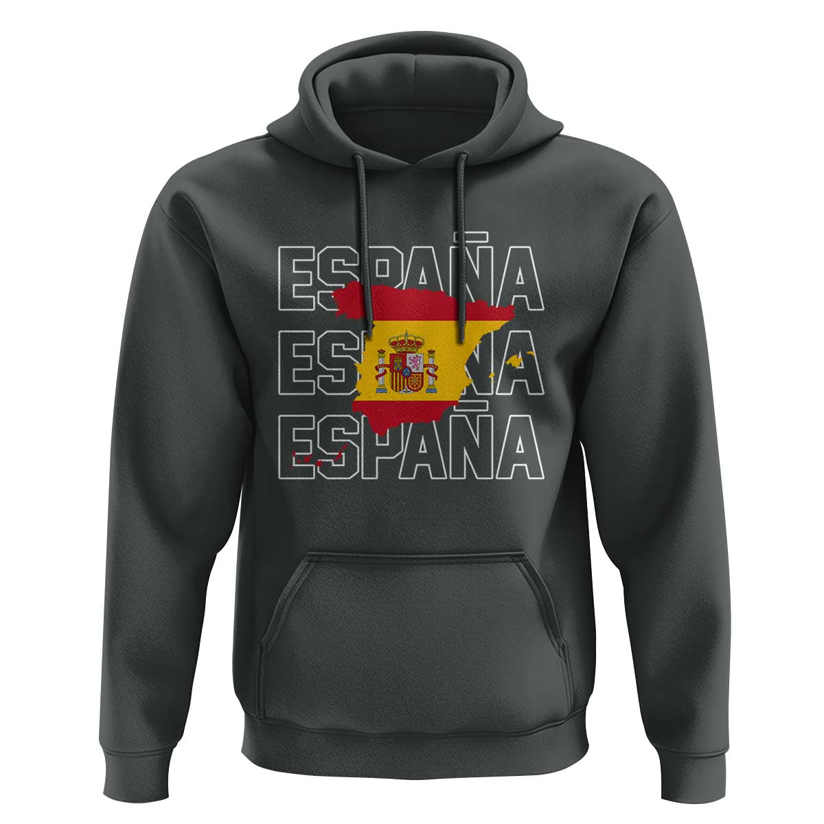 Espana Spain Map Pride Spanish Flag Hoodie