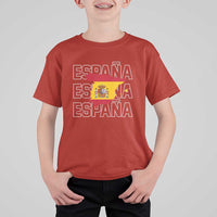 Espana Spain Map Pride Spanish Flag T Shirt For Kid