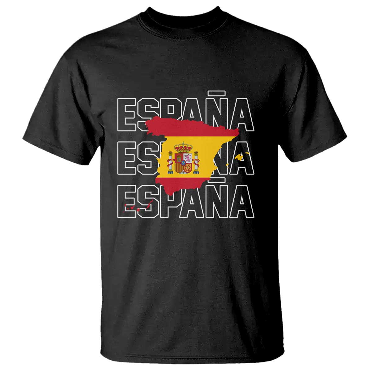 Espana Spain Map Pride Spanish Flag T Shirt