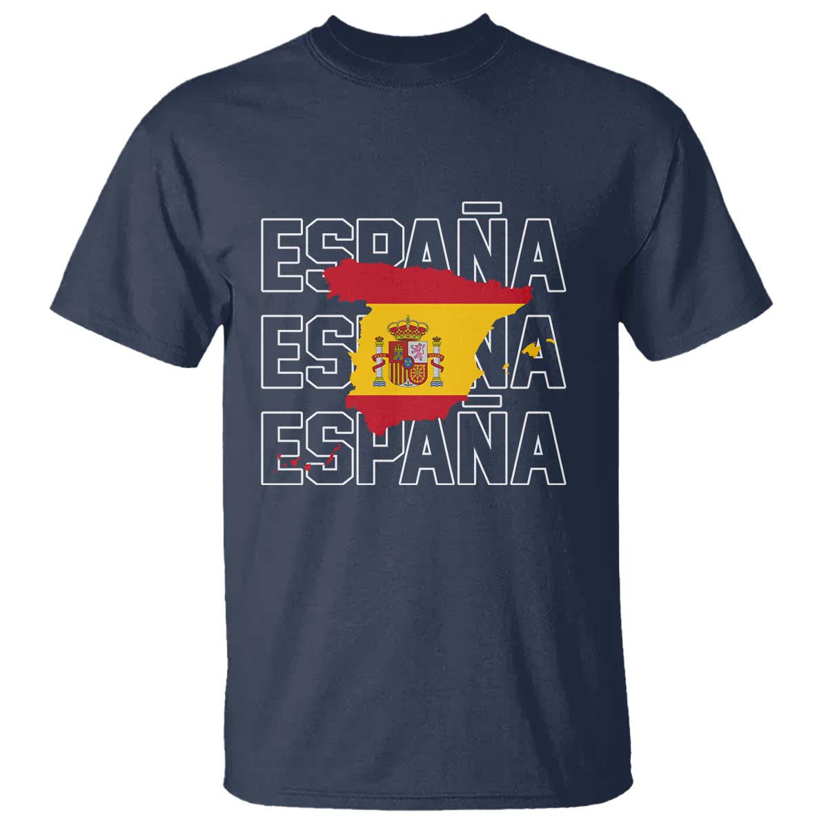Espana Spain Map Pride Spanish Flag T Shirt