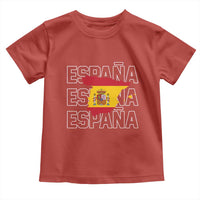 Espana Spain Map Pride Spanish Flag Toddler T Shirt