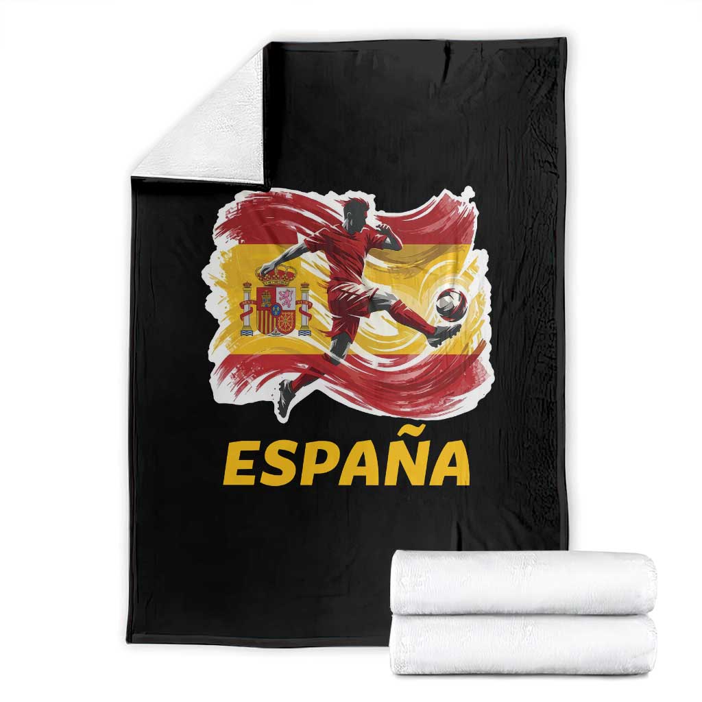 Spain Espana Soccer Football Fan Spanish Flag Throw Blanket