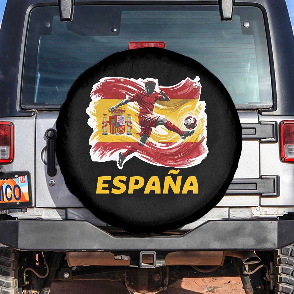 Spain Espana Soccer Football Fan Spanish Flag Spare Tire Cover
