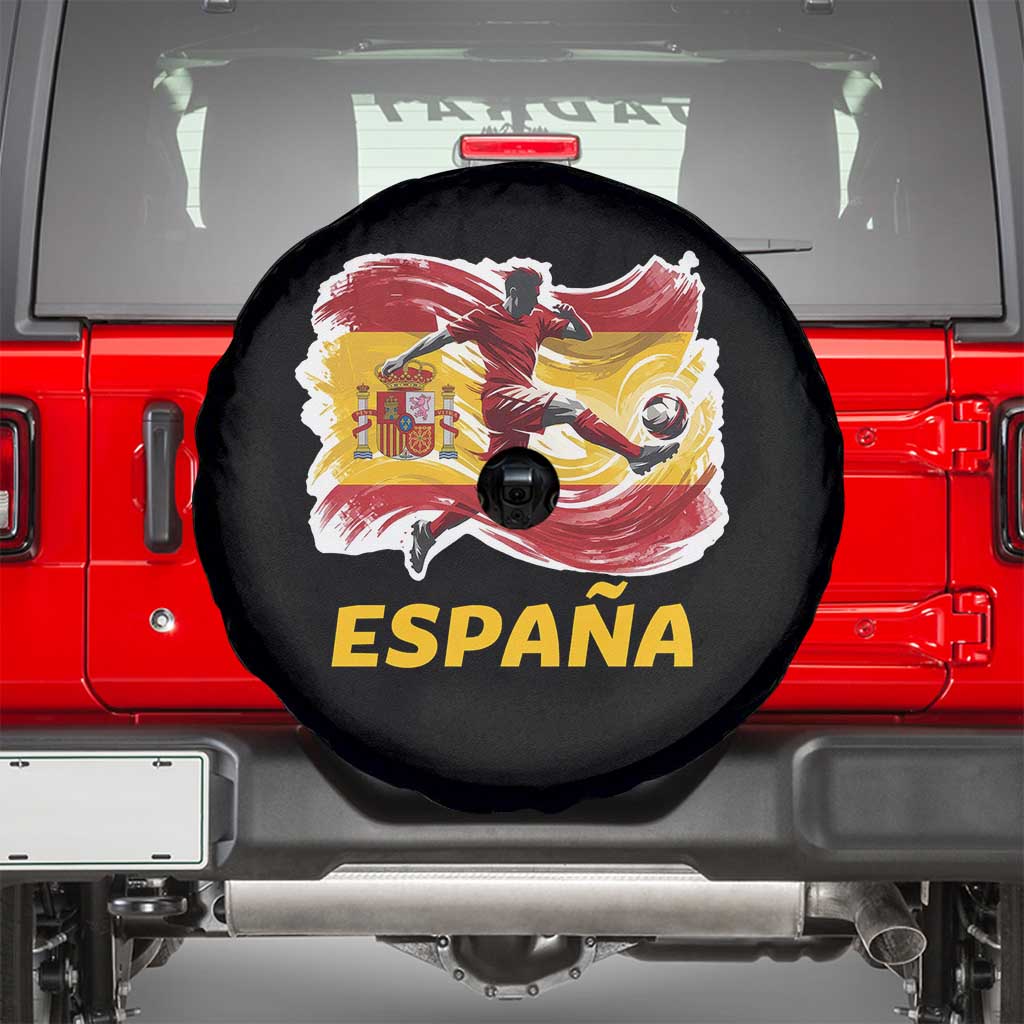 Spain Espana Soccer Football Fan Spanish Flag Spare Tire Cover