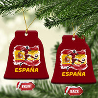 Spain Espana Soccer Football Fan Spanish Flag Ceramic Ornament