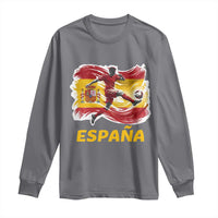 Spain Espana Soccer Football Fan Spanish Flag Long Sleeve Shirt