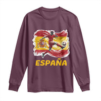 Spain Espana Soccer Football Fan Spanish Flag Long Sleeve Shirt