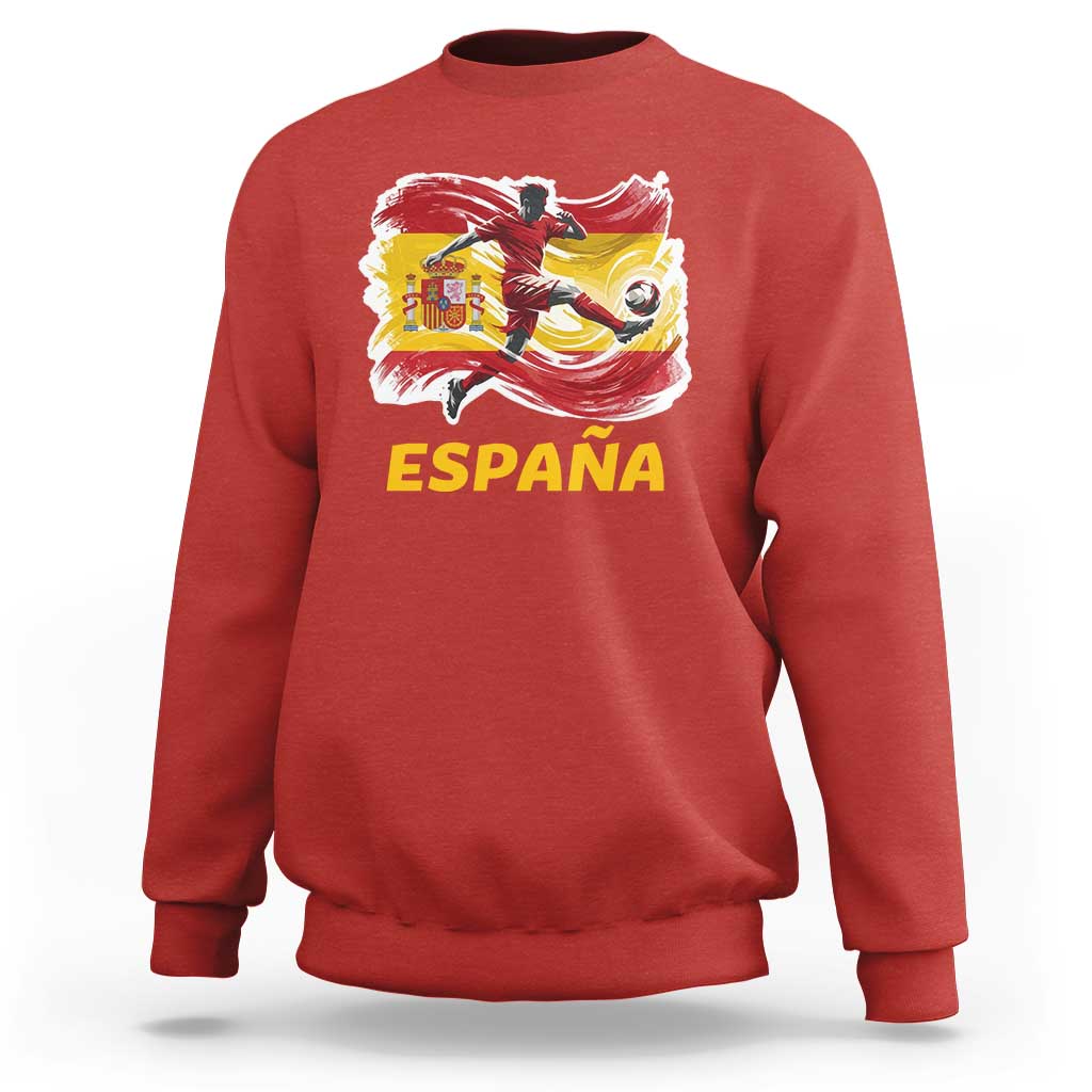 Spain Espana Soccer Football Fan Spanish Flag Sweatshirt
