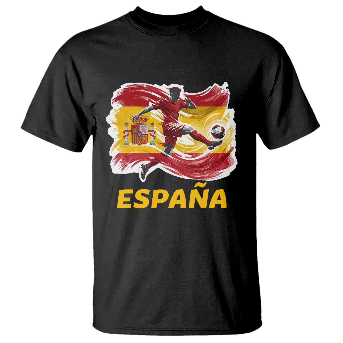 Spain Espana Soccer Football Fan Spanish Flag T Shirt