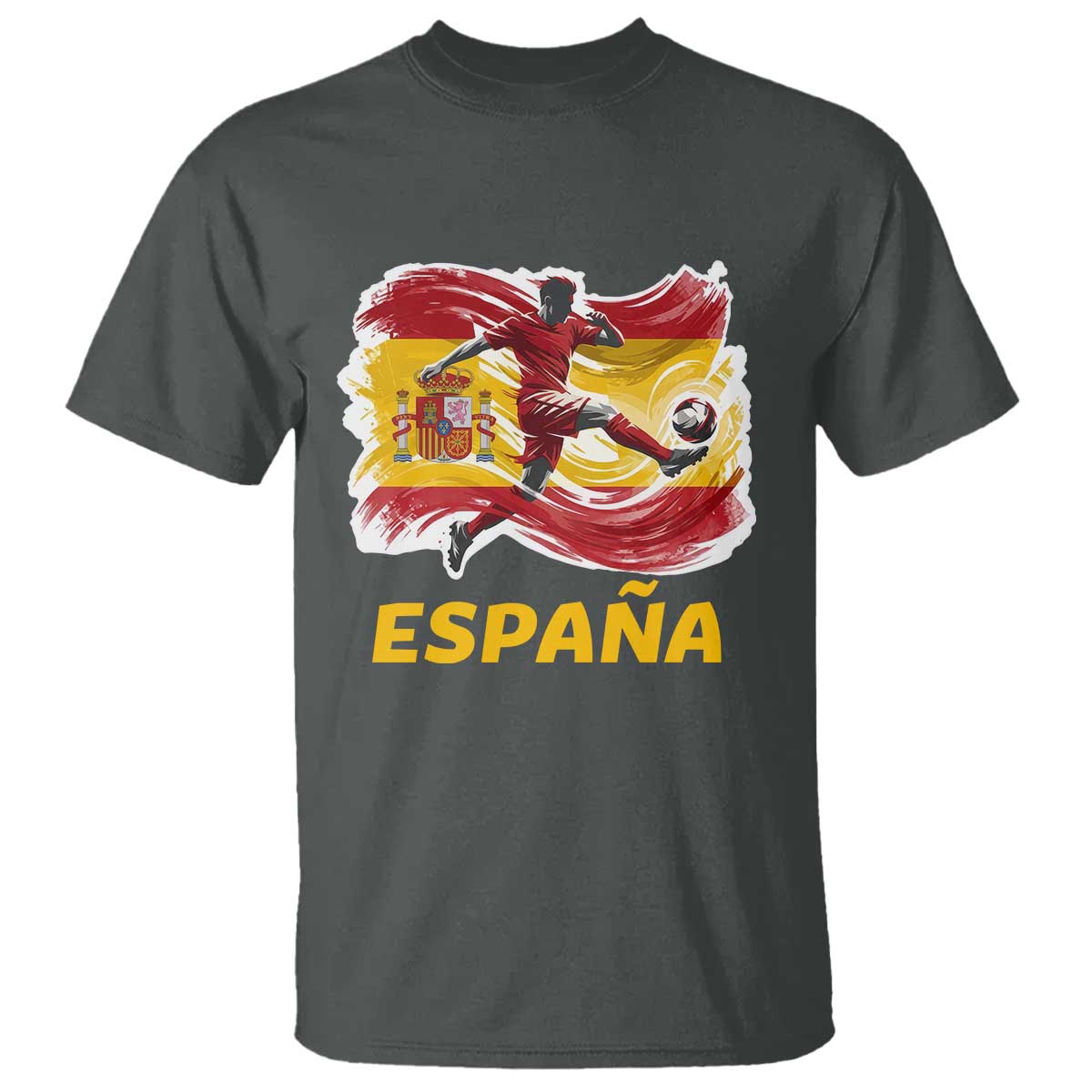 Spain Espana Soccer Football Fan Spanish Flag T Shirt