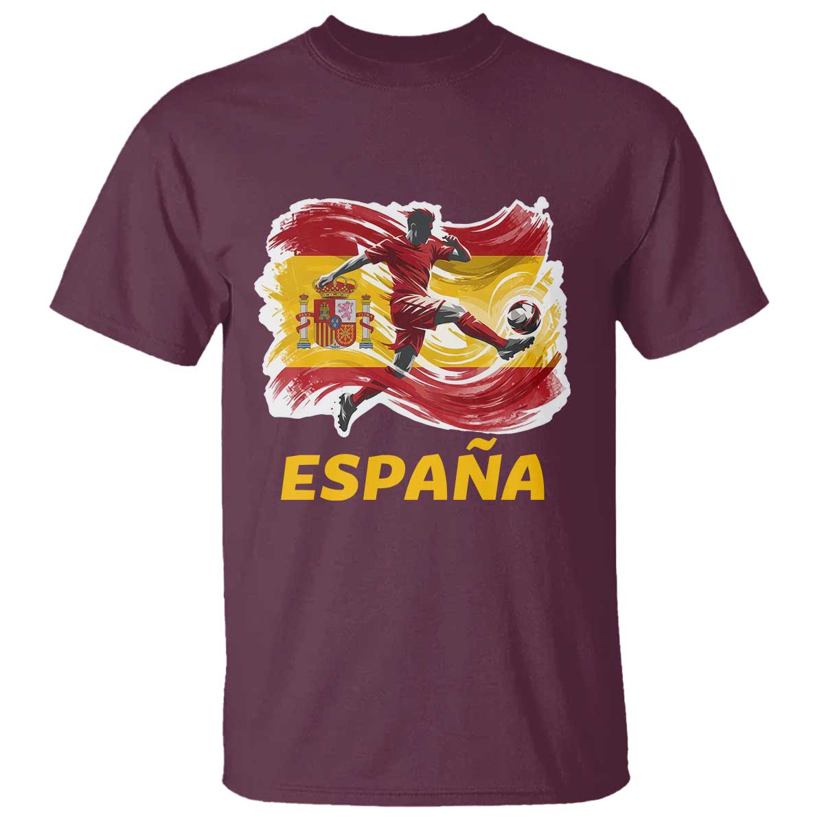 Spain Espana Soccer Football Fan Spanish Flag T Shirt