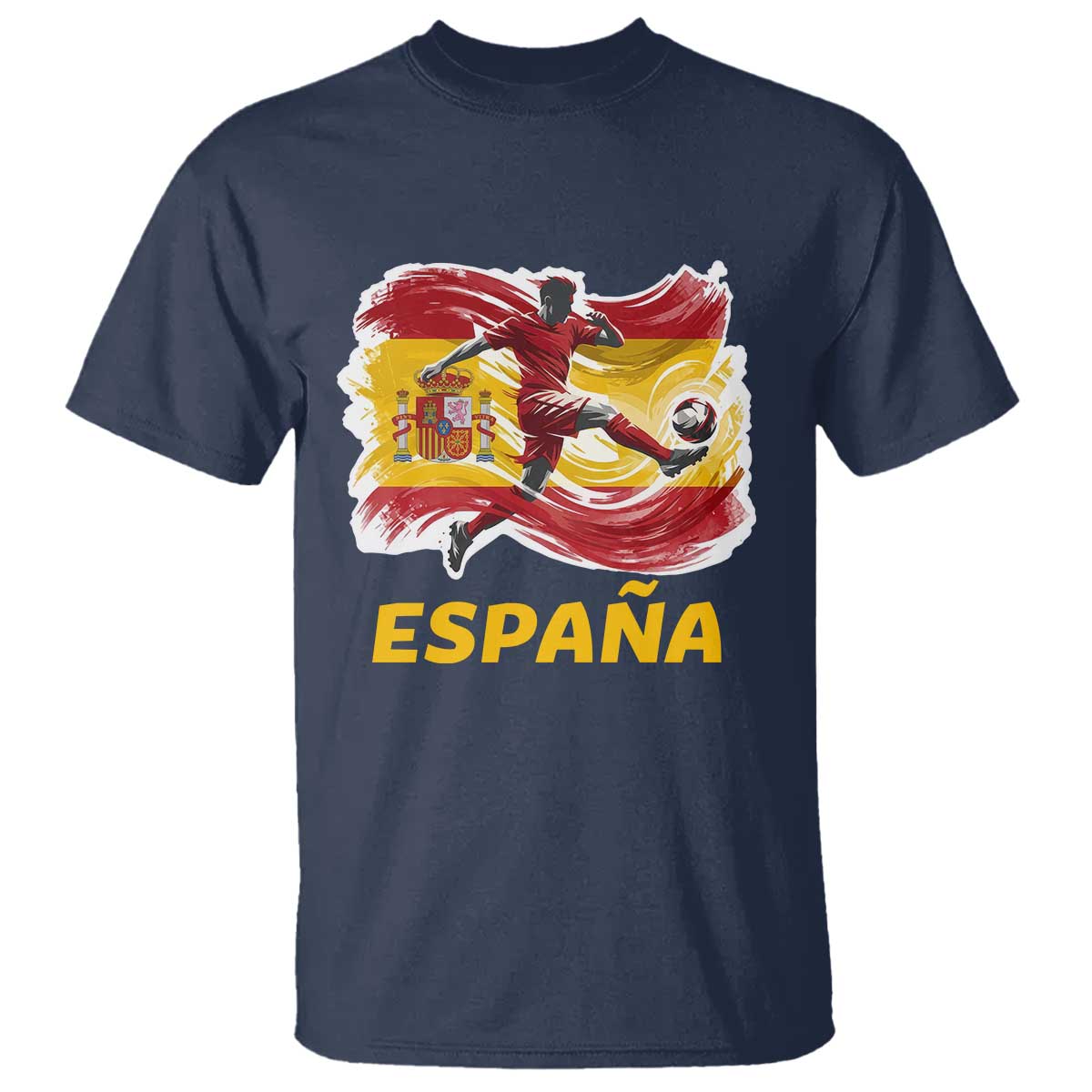 Spain Espana Soccer Football Fan Spanish Flag T Shirt