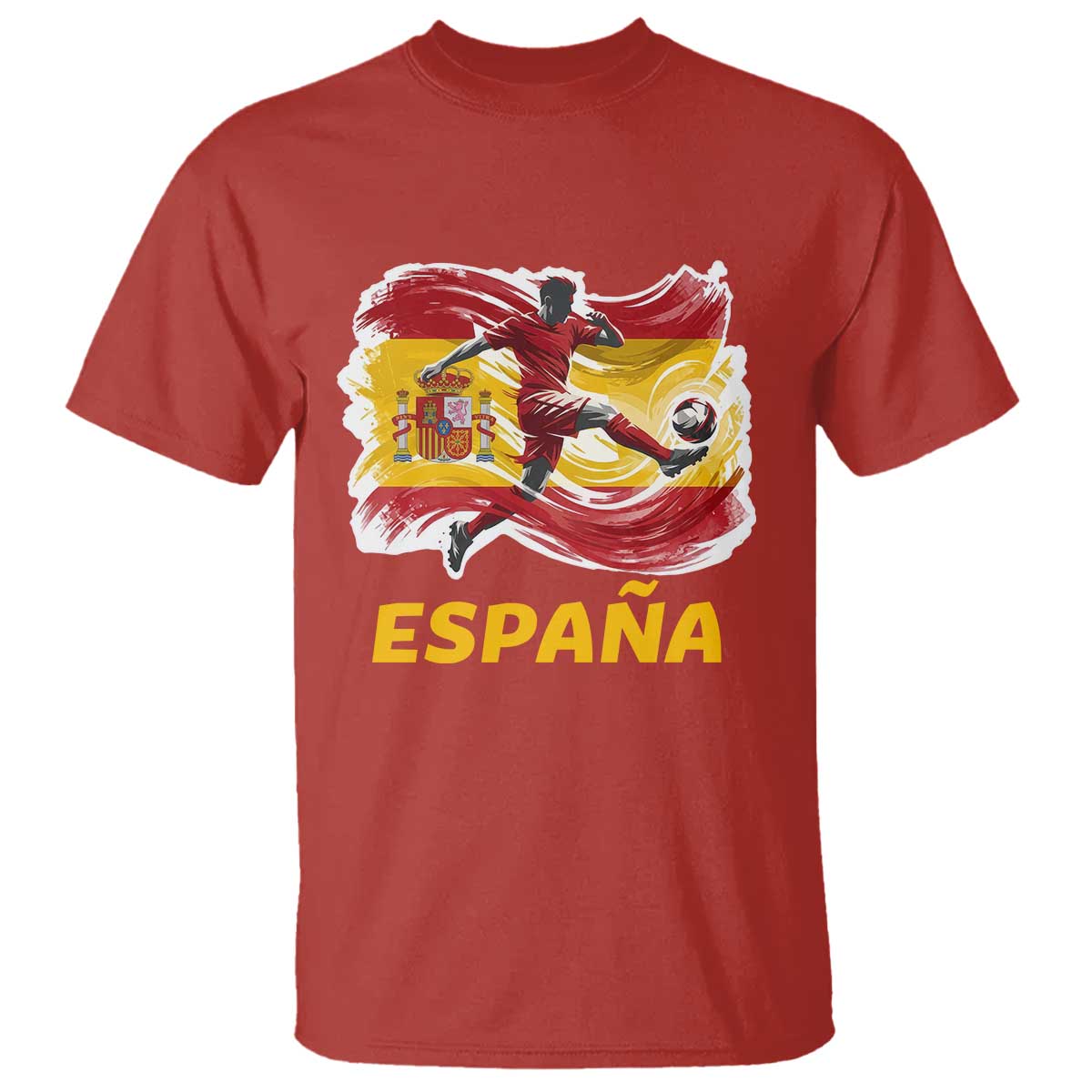Spain Espana Soccer Football Fan Spanish Flag T Shirt