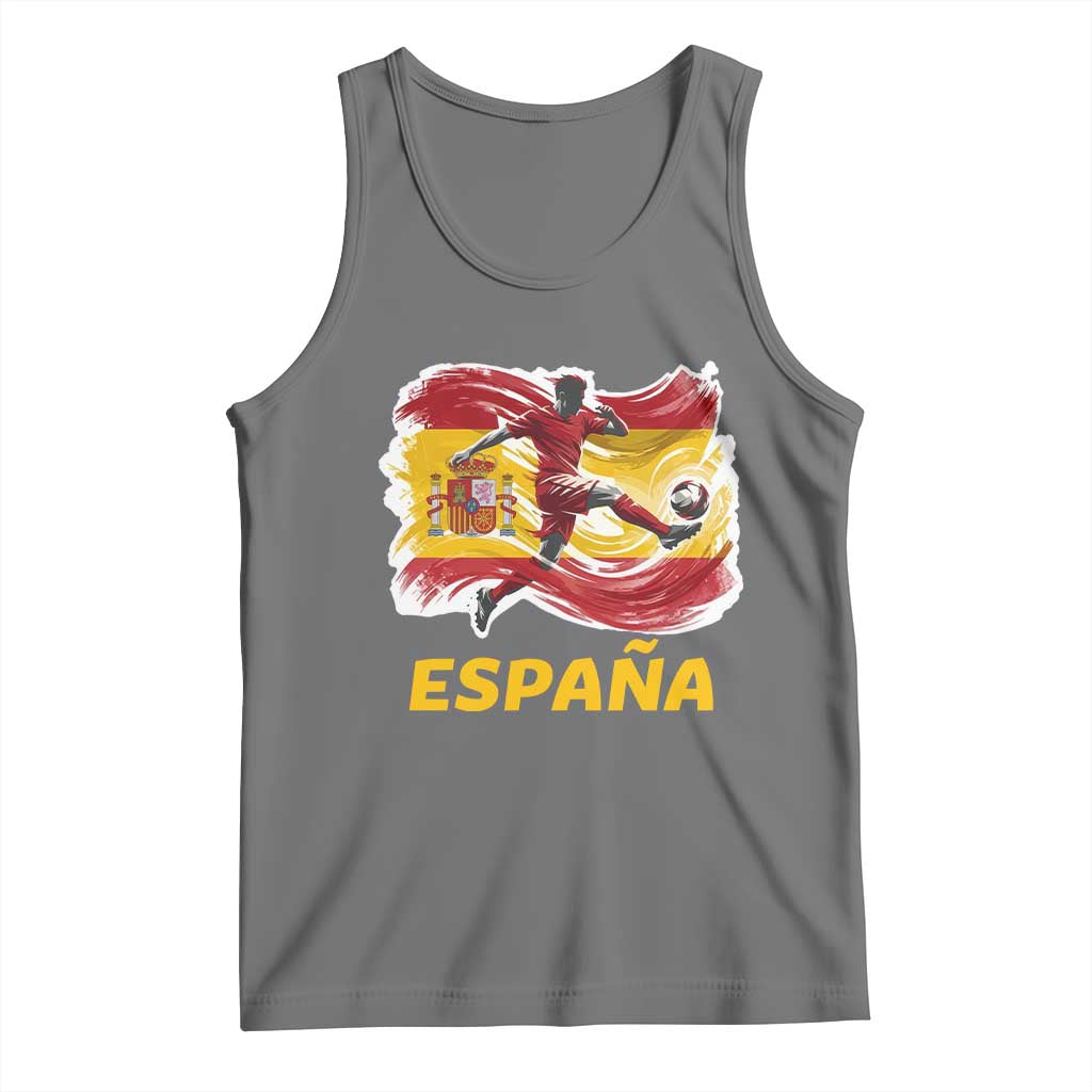 Spain Espana Soccer Football Fan Spanish Flag Tank Top