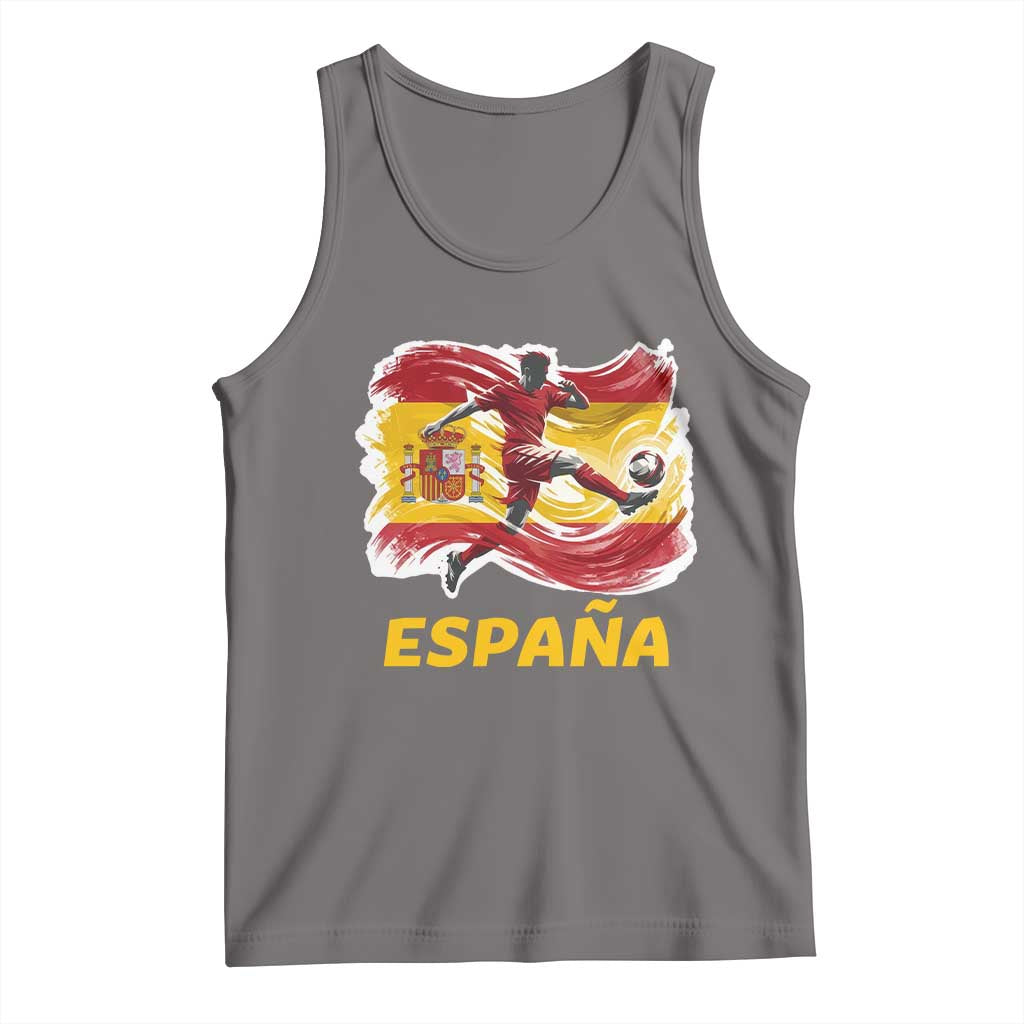 Spain Espana Soccer Football Fan Spanish Flag Tank Top