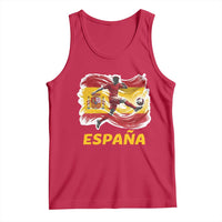 Spain Espana Soccer Football Fan Spanish Flag Tank Top