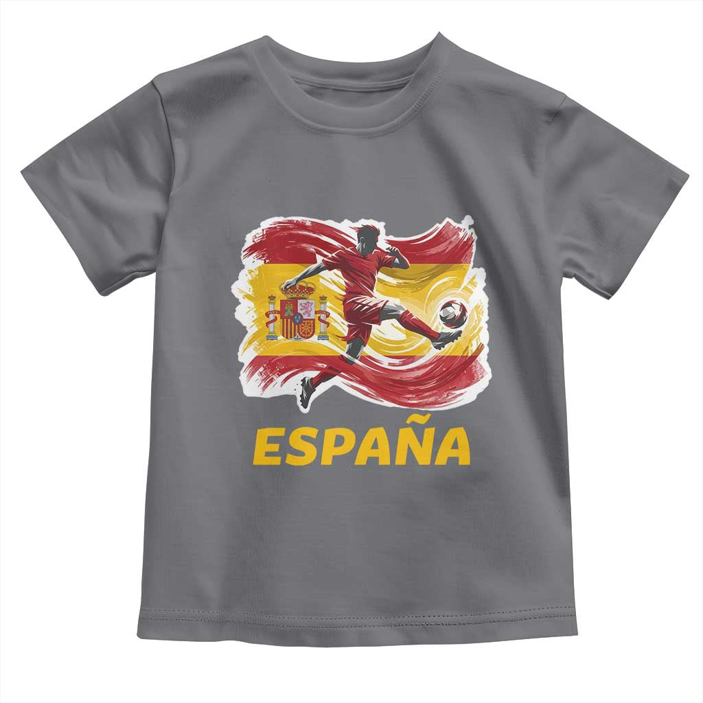 Spain Espana Soccer Football Fan Spanish Flag Toddler T Shirt