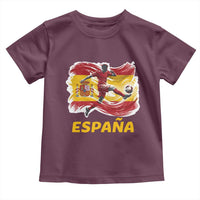 Spain Espana Soccer Football Fan Spanish Flag Toddler T Shirt