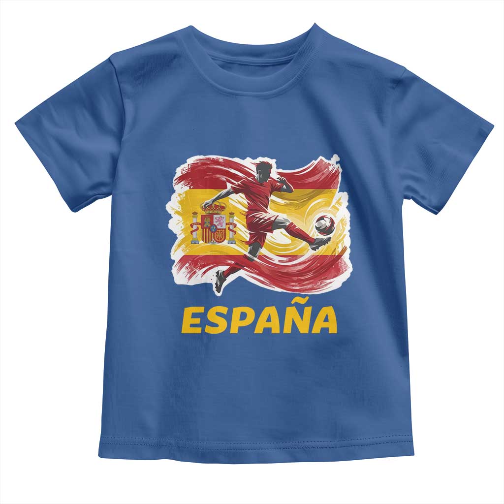 Spain Espana Soccer Football Fan Spanish Flag Toddler T Shirt