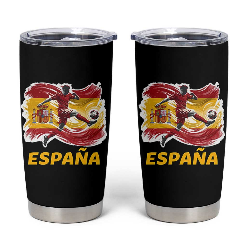 Spain Espana Soccer Football Fan Spanish Flag Tumbler Cup