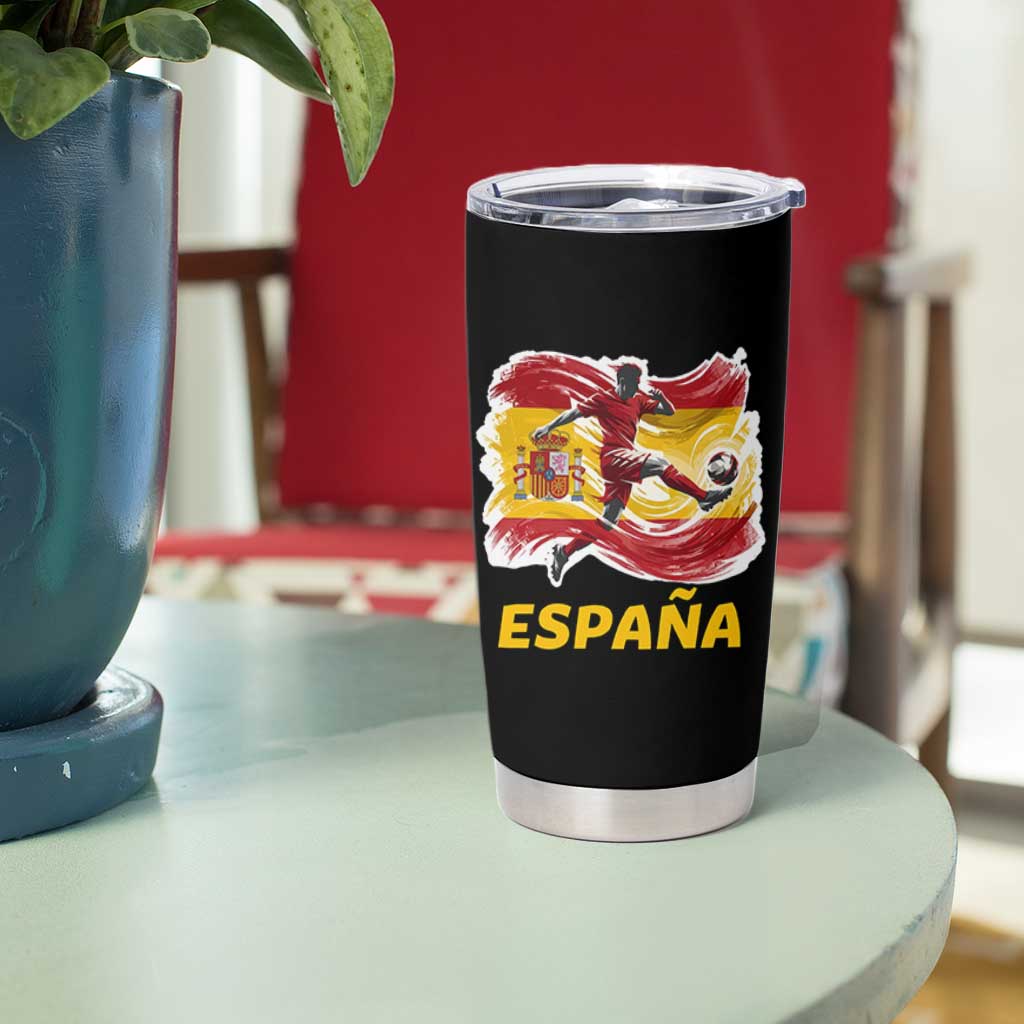 Spain Espana Soccer Football Fan Spanish Flag Tumbler Cup