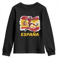 Spain Espana Soccer Football Fan Spanish Flag Youth Sweatshirt