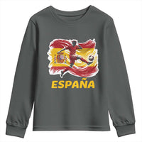 Spain Espana Soccer Football Fan Spanish Flag Youth Sweatshirt