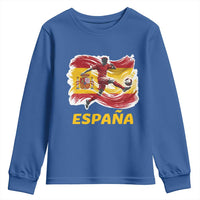 Spain Espana Soccer Football Fan Spanish Flag Youth Sweatshirt