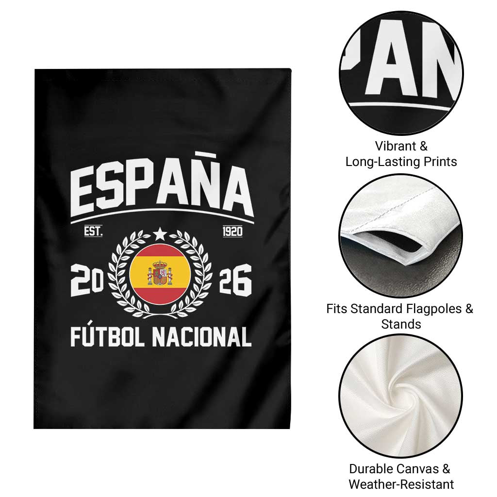 Spain 2026 Soccer Football Fan Spanish Flag Garden Flag