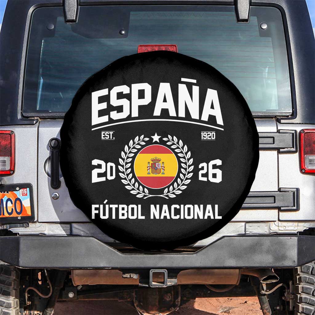 Spain 2026 Soccer Football Fan Spanish Flag Spare Tire Cover