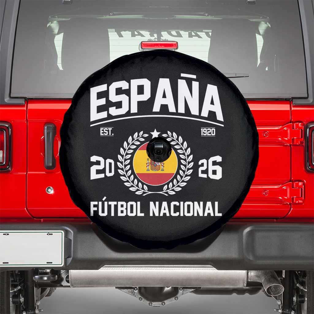 Spain 2026 Soccer Football Fan Spanish Flag Spare Tire Cover