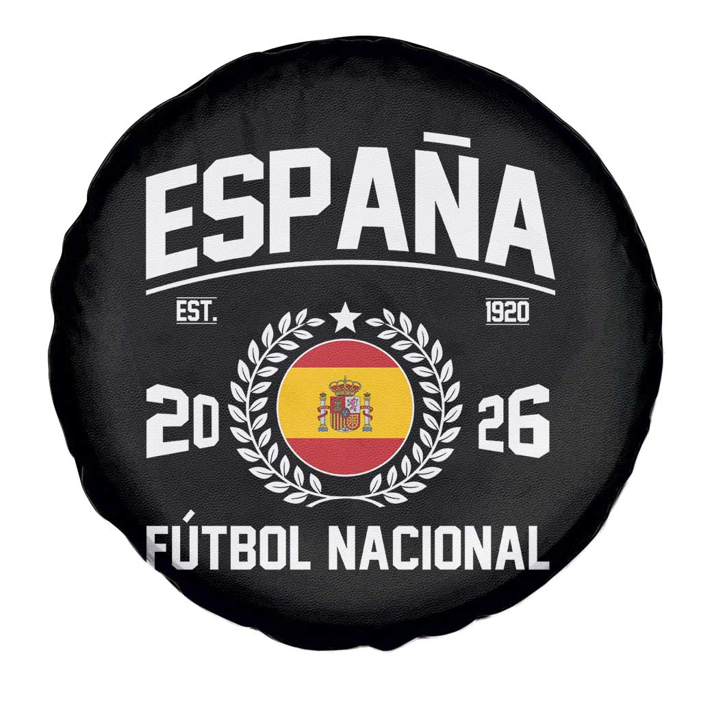 Spain 2026 Soccer Football Fan Spanish Flag Spare Tire Cover
