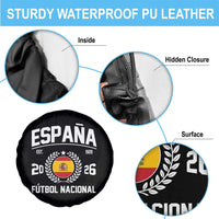 Spain 2026 Soccer Football Fan Spanish Flag Spare Tire Cover