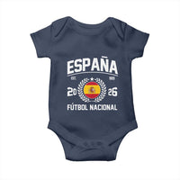 Spain 2026 Soccer Football Fan Spanish Flag Baby Onesie