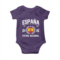 Spain 2026 Soccer Football Fan Spanish Flag Baby Onesie