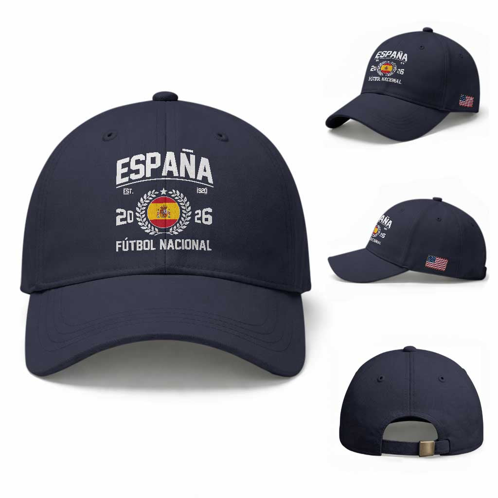 Spain 2026 Soccer Football Fan Spanish Flag Baseball Cap