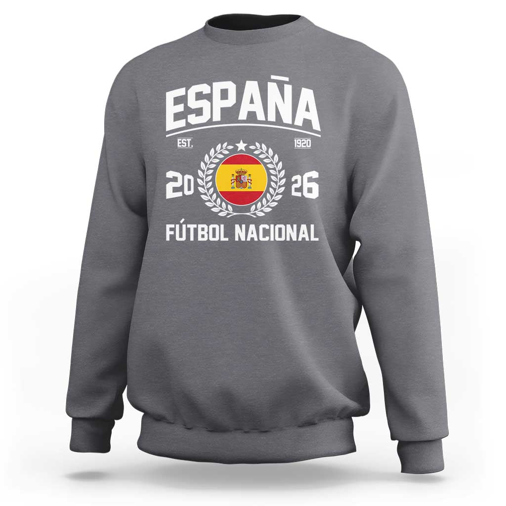 Spain 2026 Soccer Football Fan Spanish Flag Sweatshirt