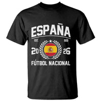 Spain 2026 Soccer Football Fan Spanish Flag T Shirt