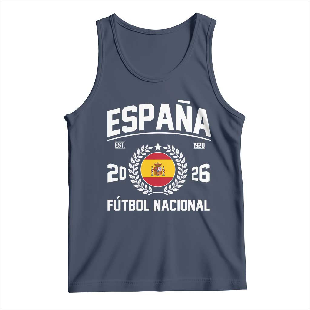 Spain 2026 Soccer Football Fan Spanish Flag Tank Top