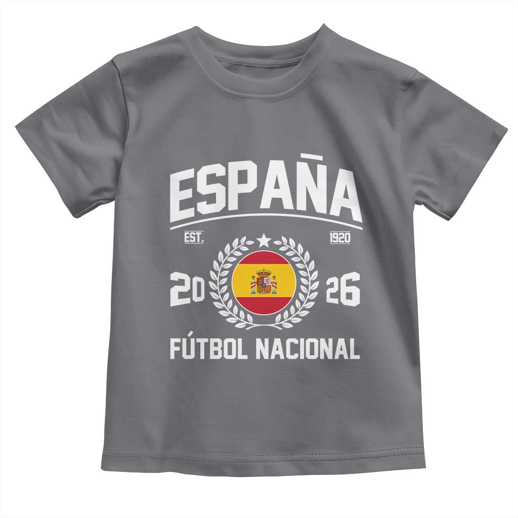 Spain 2026 Soccer Football Fan Spanish Flag Toddler T Shirt