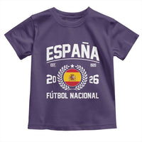 Spain 2026 Soccer Football Fan Spanish Flag Toddler T Shirt
