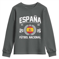 Spain 2026 Soccer Football Fan Spanish Flag Youth Sweatshirt