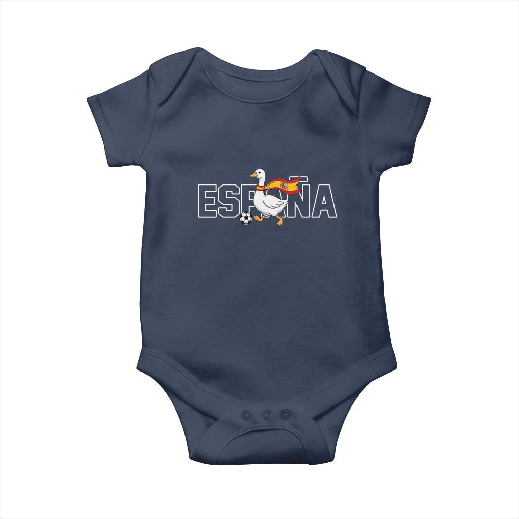 Espana Spain Soccer Football Baby Onesie Silly Goose Spanish Flag Fan Supporter