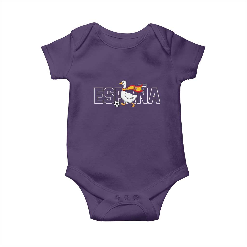 Espana Spain Soccer Football Baby Onesie Silly Goose Spanish Flag Fan Supporter