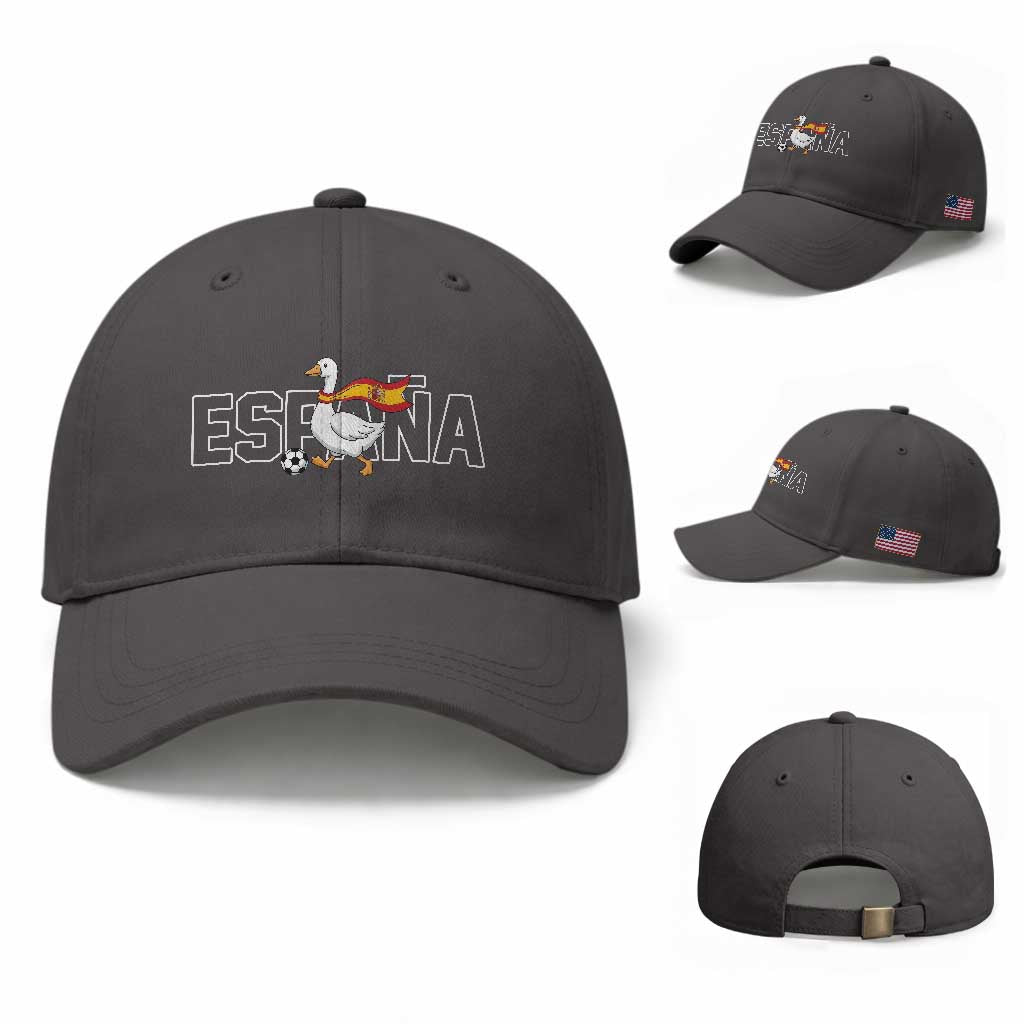 Espana Spain Soccer Football Baseball Cap Silly Goose Spanish Flag Fan Supporter