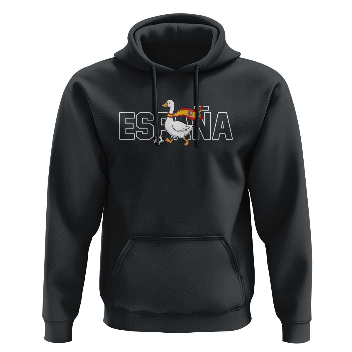 Espana Spain Soccer Football Hoodie Silly Goose Spanish Flag Fan Supporter